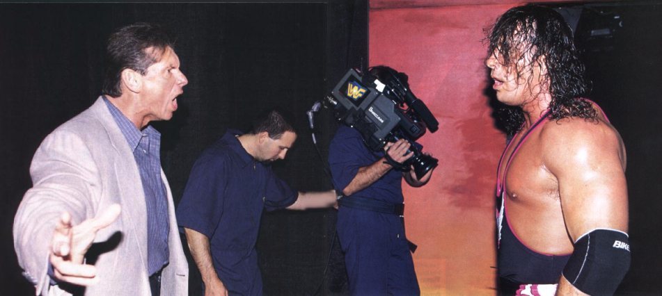 Bret Argues With Vince